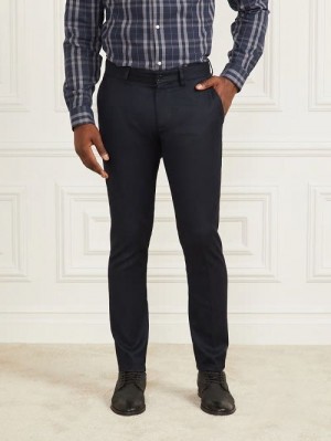 Guess Eco Ciro Napoli Pant Albastri | GUESS-SN31379