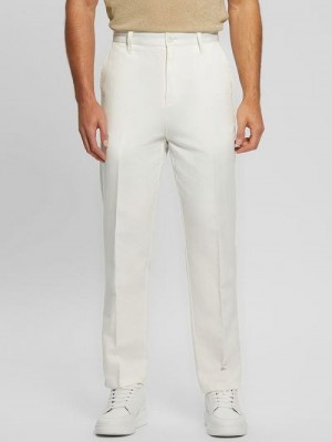 Guess Eco Clement Linen Chino Pants Albi | GUESS-SN31430