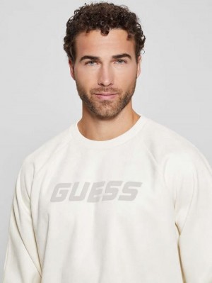 Guess Eco Daril Crewneck Sweatshirt Albi | GUESS-SN31034