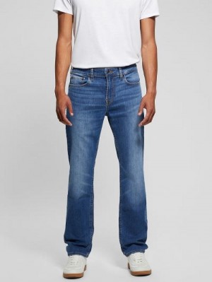 Guess Eco Davis Straight Jeans Albastri | GUESS-SN30415