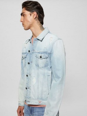 Guess Eco Dillon Jacket Albastri | GUESS-SN30413