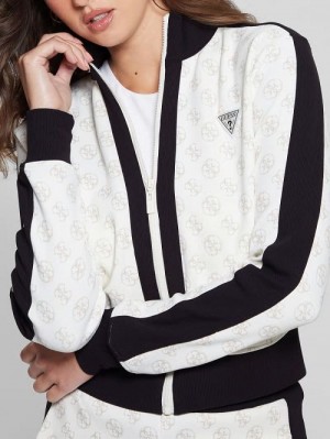 Guess Eco Eléa Quattro G Crop Jacket Negrii | GUESS-SN27976