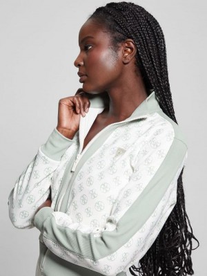 Guess Eco Eléa Quattro G Crop Jacket Verzi | GUESS-SN28405