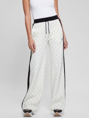 Guess Eco Eléa Quattro G Wide Pants Negrii | GUESS-SN28470