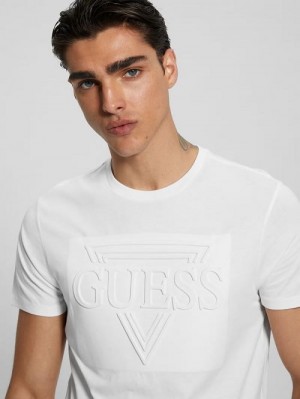 Guess Eco Embossed Tee Albi | GUESS-SN30608