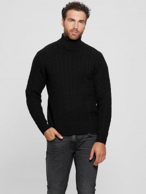 Guess Eco Ethan Turtleneck Sweater Negrii | GUESS-SN30890