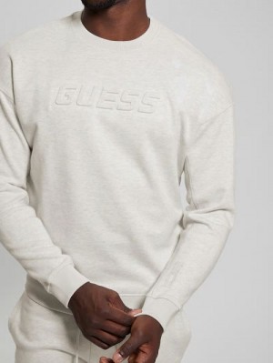 Guess Eco Fleece Crewneck Sweatshirt Albi | GUESS-SN31566