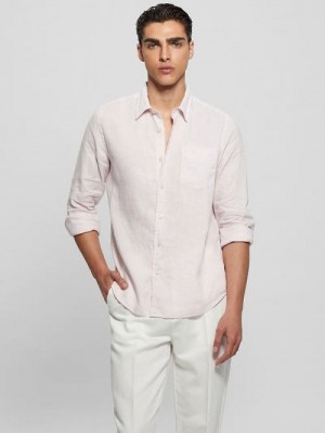 Guess Eco Island Linen Shirt Roz | GUESS-SN31224