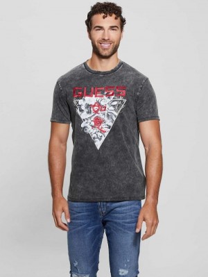 Guess Eco Japanese Tee Negrii | GUESS-SN30642