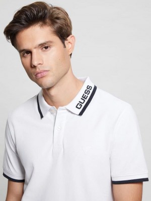 Guess Eco Lyle Logo Polo Albi | GUESS-SN31244