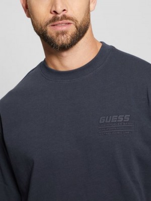 Guess Eco Nilo Oversized Tee Negrii | GUESS-SN30681