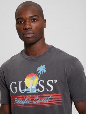 Guess Eco Pacific Coast Tee Gri | GUESS-SN30523