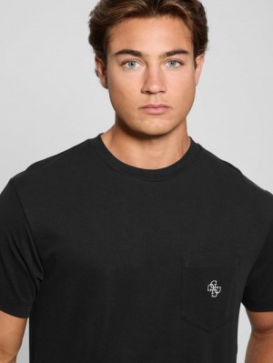 Guess Eco Pocket Tee Negrii | GUESS-SN30711