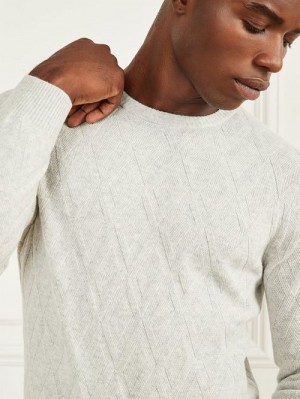 Guess Eco Rhombus Turtleneck Sweater Gri | GUESS-SN30888