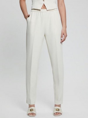Guess Eco Roberta Structured Joggers Albi | GUESS-SN28217