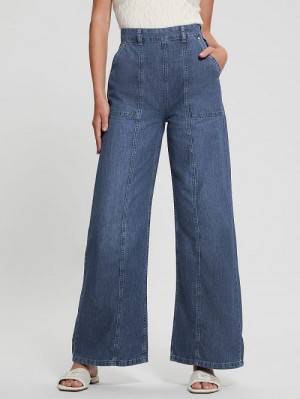 Guess Eco Rose Jeans Albastri | GUESS-SN26558
