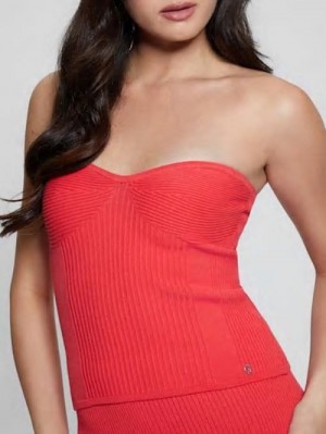 Guess Eco Sahara Rib Sweater Skirt Roz | GUESS-SN28174