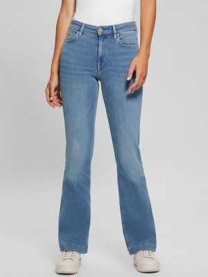 Guess Eco Sexy Boot Jeans Albastri | GUESS-SN26557