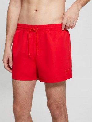 Guess Eco Short Swim Trunks Rosii | GUESS-SN31605