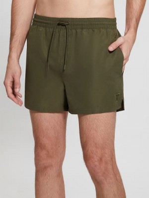 Guess Eco Short Swim Trunks Verzi | GUESS-SN31353