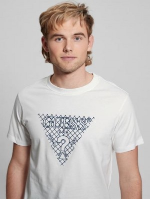 Guess Eco Triangle Patch Tee Albi | GUESS-SN30529