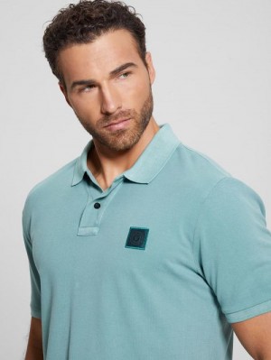 Guess Eco Washed Polo Verzi | GUESS-SN31084
