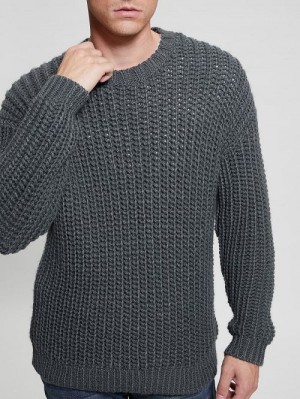 Guess Eco Wool-Blend Grayson Sweater Gri | GUESS-SN30895