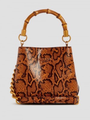 Guess Eire Small Bucket Bag Maro | GUESS-SN29032