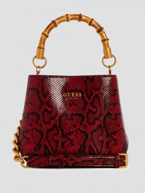 Guess Eire Small Bucket Bag Rosii | GUESS-SN28676