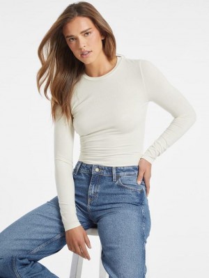 Guess Embroidered Logo Bodysuit Albi | GUESS-SN27300