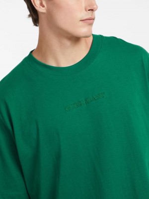 Guess Embroidered Logo Tee Verzi | GUESS-SN30573