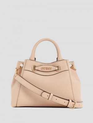 Guess Emera Mini Satchel Bej | GUESS-SN29269