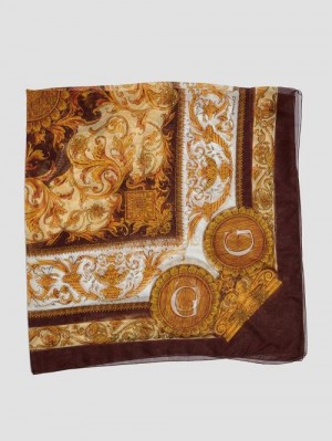 Guess Eryn Sheer Silk Scarf Maro | GUESS-SN30194