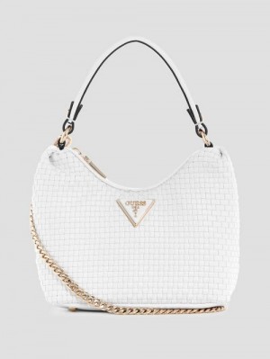 Guess Etel Woven Mini Shoulder Bag Albi | GUESS-SN29079