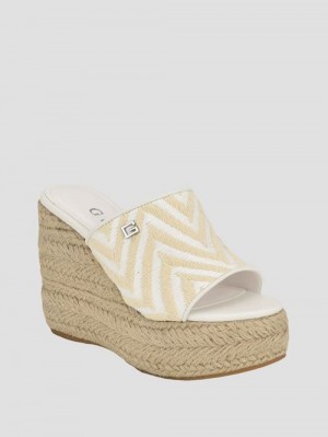Guess Evba Espadrille Wedges Albi | GUESS-SN29755