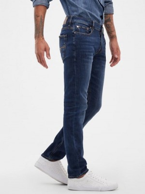 Guess Faded Skinny Jeans Albastri | GUESS-SN30449