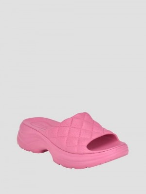 Guess Fenixy Quattro G Slides Roz | GUESS-SN29664