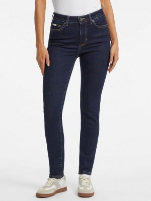 Guess G05 High-Rise Skinny Jeans Albastri | GUESS-SN26593