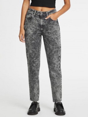 Guess G06 Mom Jeans Gri | GUESS-SN26529