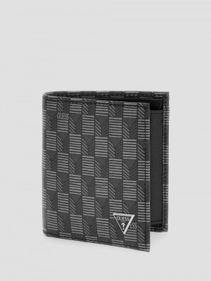 Guess G Wave Billfold Wallet Negrii | GUESS-SN31735