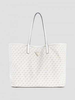 Guess G Wave Large Tote Set Albi | GUESS-SN29446