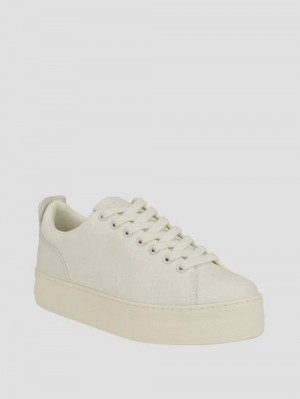 Guess Giaa Logo Print Low-Top Sneakers Albi | GUESS-SN29530