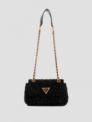 Guess Giully Convertible Crossbody Negrii | GUESS-SN28826