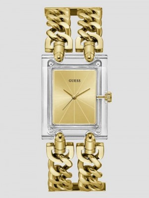 Guess Gold-Tone Analog Watch Aurii | GUESS-SN30001