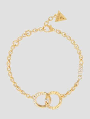 Guess Gold-Tone Forever Link Bracelet Aurii | GUESS-SN30324