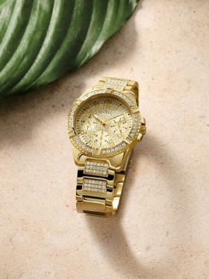 Guess Gold-Tone Multifunction Watch Aurii | GUESS-SN29981