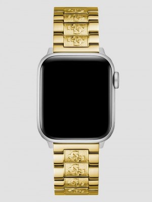 Guess Gold-Tone Quattro G 38-40 mm Band for Apple Watch® Aurii | GUESS-SN30020