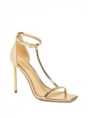 Guess Heeled T-Strap Sandal Aurii | GUESS-SN29806
