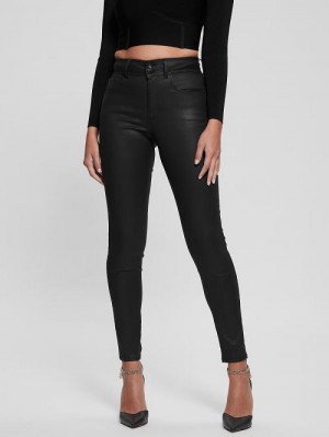 Guess High-Rise Shape Up Jeans Negrii | GUESS-SN26618