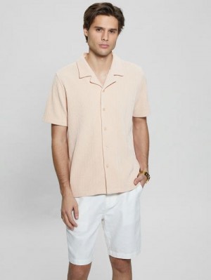 Guess Imperial Textured Knit Shirt Roz | GUESS-SN31200